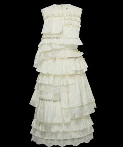 Moncler Simone Rocha 'Sleeveless Embellished Dress'