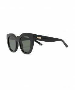Le Specs 'Air Heart' Black And Gold Sunglasses Accessories