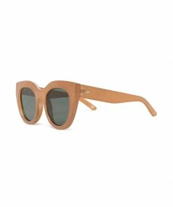 Le Specs 'Air Heart' Caramel Toned Sunglasses Accessories
