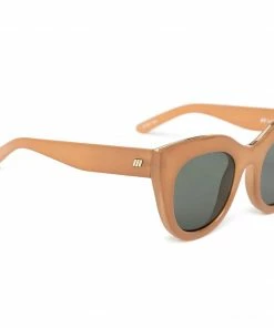 Le Specs 'Air Heart' Caramel Toned Sunglasses Accessories