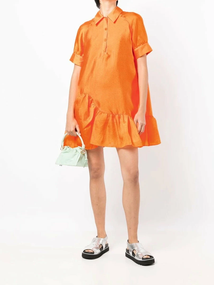 Baum Und Pferdgarten Clothing Orange 'Alani' Dress 4 Baum Und Pferdgarten Clothing Orange 'Alani' Dress