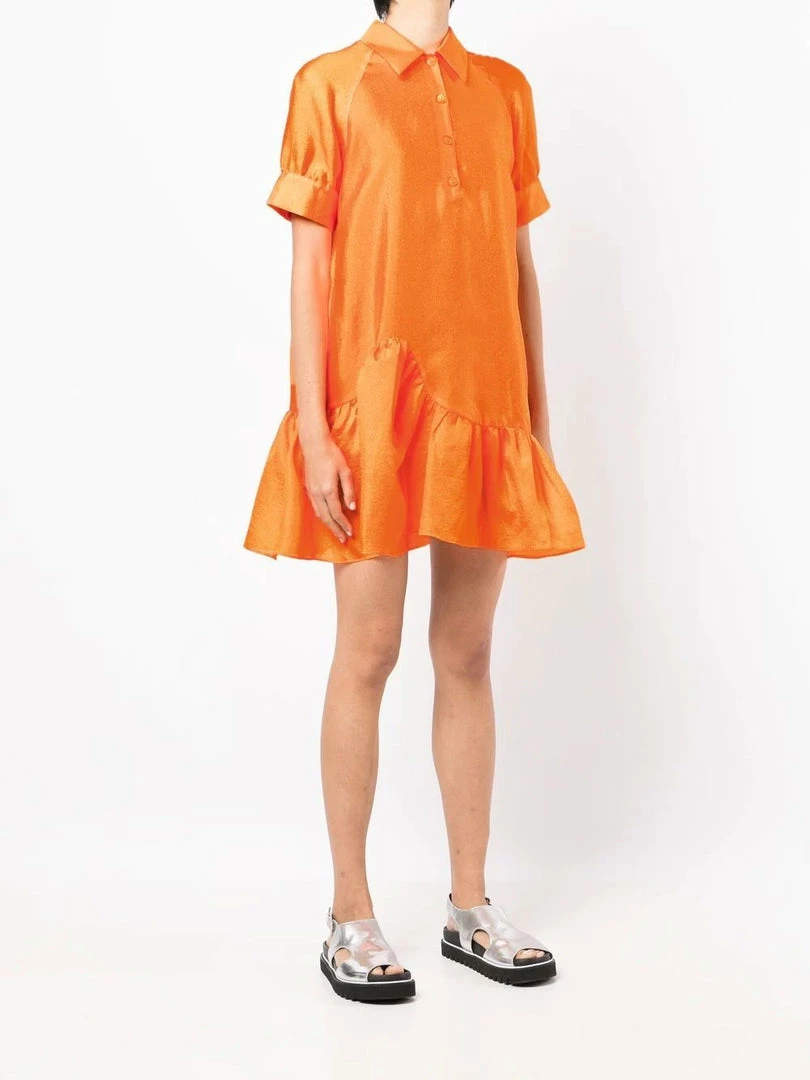 Baum Und Pferdgarten Clothing Orange 'Alani' Dress 5 Baum Und Pferdgarten Clothing Orange 'Alani' Dress