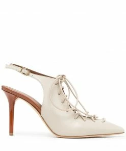 Malone Souliers'Alessandra 85-11' Lace Up Mules