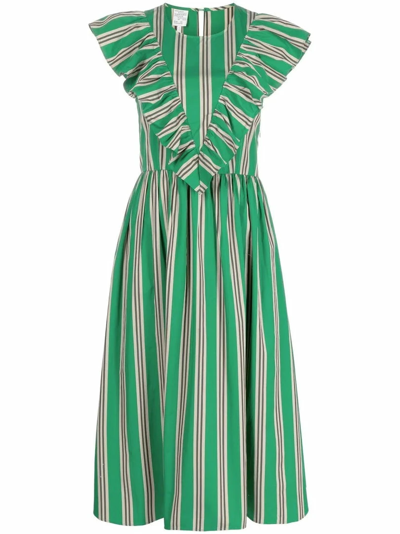Baum Und Pferdgarten New In 'Alisa' Striped Midi Dress 3 Baum Und Pferdgarten New In 'Alisa' Striped Midi Dress