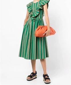 Baum Und Pferdgarten New In 'Alisa' Striped Midi Dress