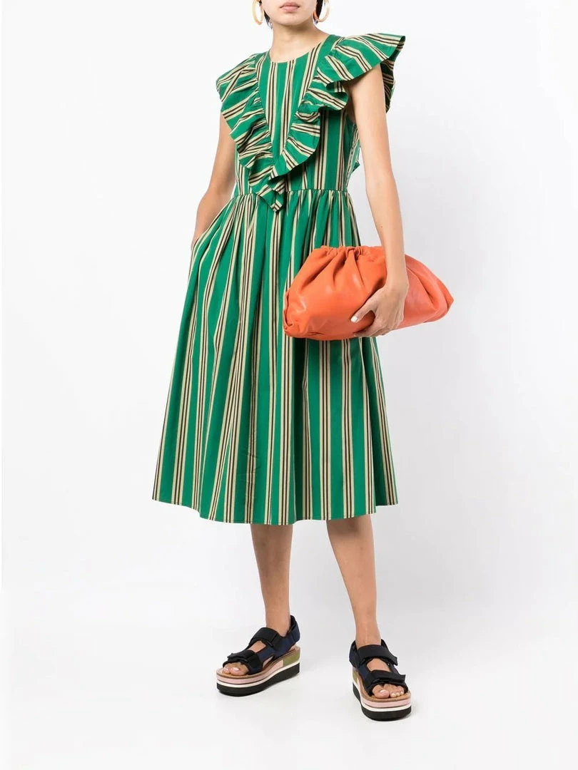 Baum Und Pferdgarten New In 'Alisa' Striped Midi Dress 4 Baum Und Pferdgarten New In 'Alisa' Striped Midi Dress