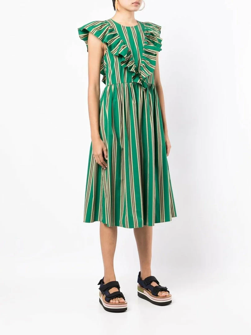Baum Und Pferdgarten New In 'Alisa' Striped Midi Dress 5 Baum Und Pferdgarten New In 'Alisa' Striped Midi Dress