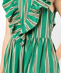 Baum Und Pferdgarten New In 'Alisa' Striped Midi Dress 11 Baum Und Pferdgarten New In 'Alisa' Striped Midi Dress