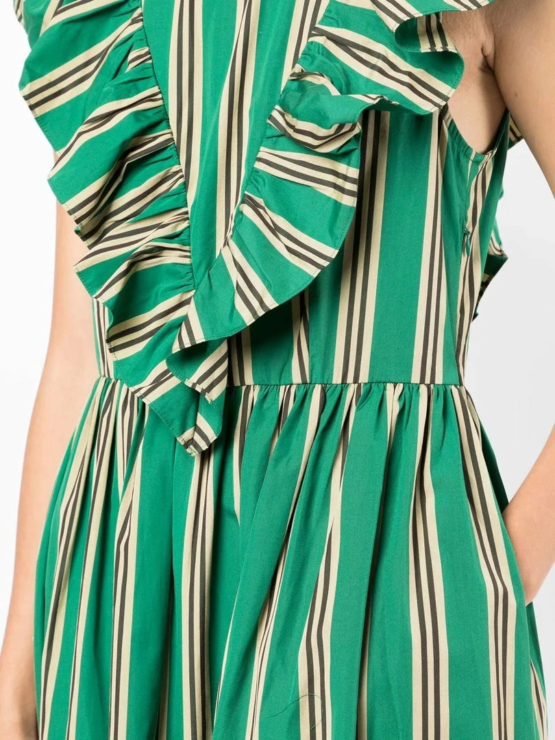 Baum Und Pferdgarten New In 'Alisa' Striped Midi Dress 7 Baum Und Pferdgarten New In 'Alisa' Striped Midi Dress