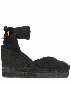 Castaner All Black 'Chiara C 8ED' Espadrilles Shoes
