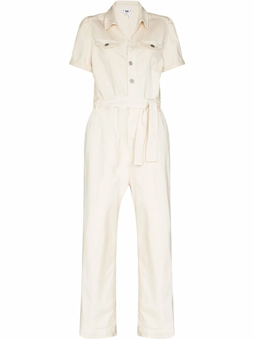 Paige Cream 'Anessa' Puff Sleeve Jumpsuit 3 Paige Cream 'Anessa' Puff Sleeve Jumpsuit