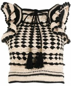 Zimmermann 'Anneke Crochet Halterneck Tank Top' New In