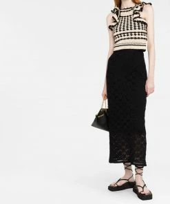 Zimmermann 'Anneke Crochet Halterneck Tank Top' New In