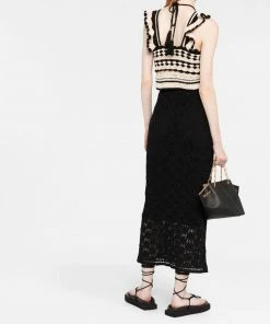 Zimmermann 'Anneke Crochet Halterneck Tank Top' New In