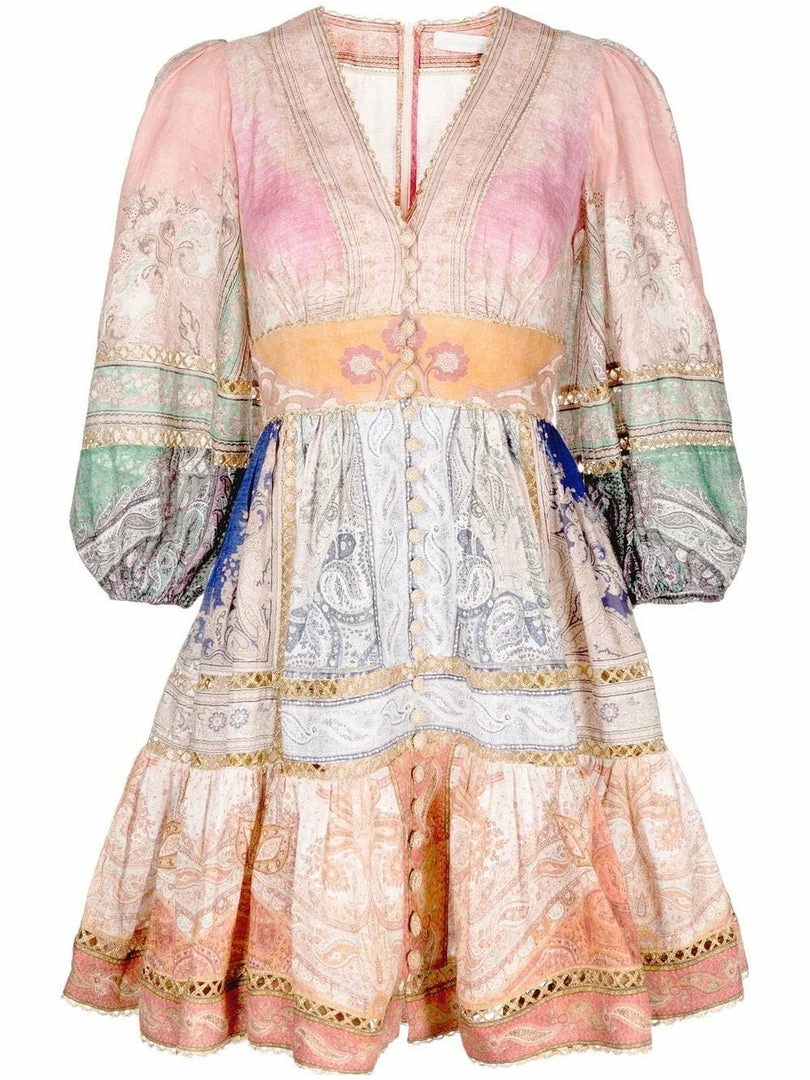 Zimmermann 'Anneke' Lantern Mini Dress 3 Zimmermann 'Anneke' Lantern Mini Dress