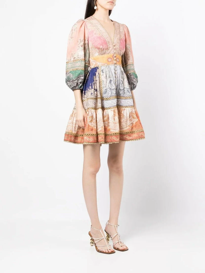 Zimmermann 'Anneke' Lantern Mini Dress 5 Zimmermann 'Anneke' Lantern Mini Dress