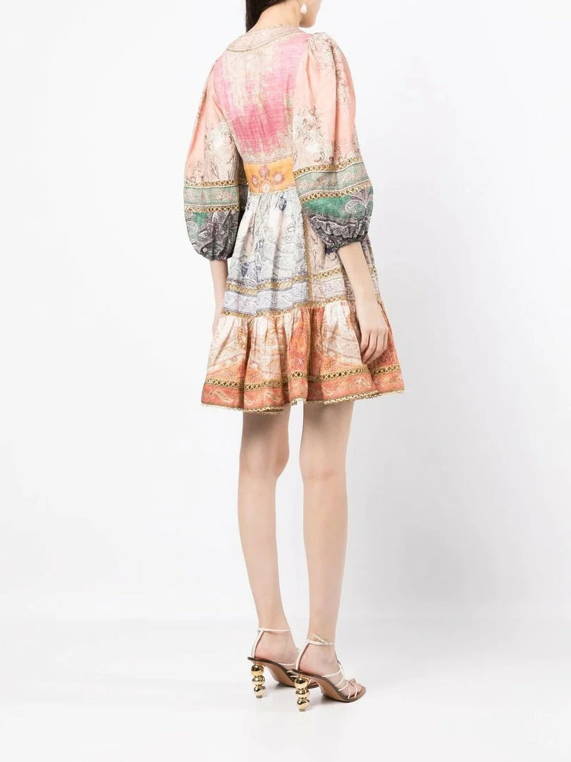 Zimmermann 'Anneke' Lantern Mini Dress 6 Zimmermann 'Anneke' Lantern Mini Dress