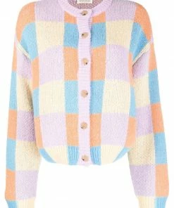 Stine Goya 'Ash' Check Cardigan
