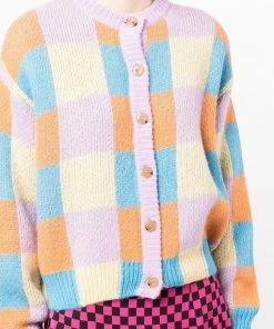 Stine Goya 'Ash' Check Cardigan