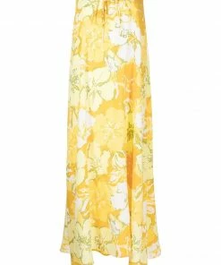 Faithfull The Brand 'Asturias' Floral Halterneck Midi Dress Clothing