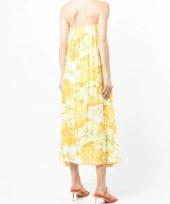 Faithfull The Brand 'Asturias' Floral Halterneck Midi Dress Clothing
