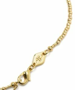 ANNI LU Accessories Army Green 'Asym 22' Beaded Bracelet