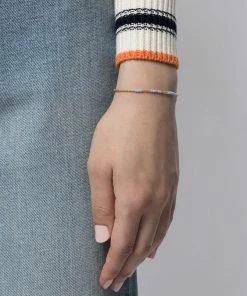 ANNI LU Light Blue 'Asym 22' Beaded Bracelet Accessories