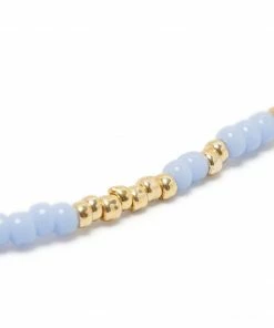 ANNI LU Light Blue 'Asym 22' Beaded Bracelet Accessories