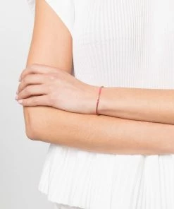 ANNI LU Pink 'Asym 22' Beaded Bracelet