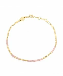 ANNI LU Soft Rose 'Asym 22' Beaded Bracelet Accessories