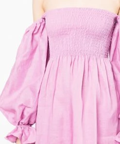 Sleeper Pink 'Atlanta' Midi Dress Clothing 11 Sleeper Pink 'Atlanta' Midi Dress Clothing