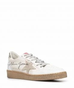Golden Goose ‘Ball Star’ Metallic Sneakers Shoes