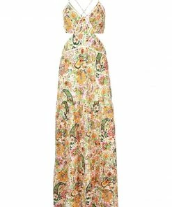 Ba&sh 'Baloma' Floral Maxi Dress Clothing