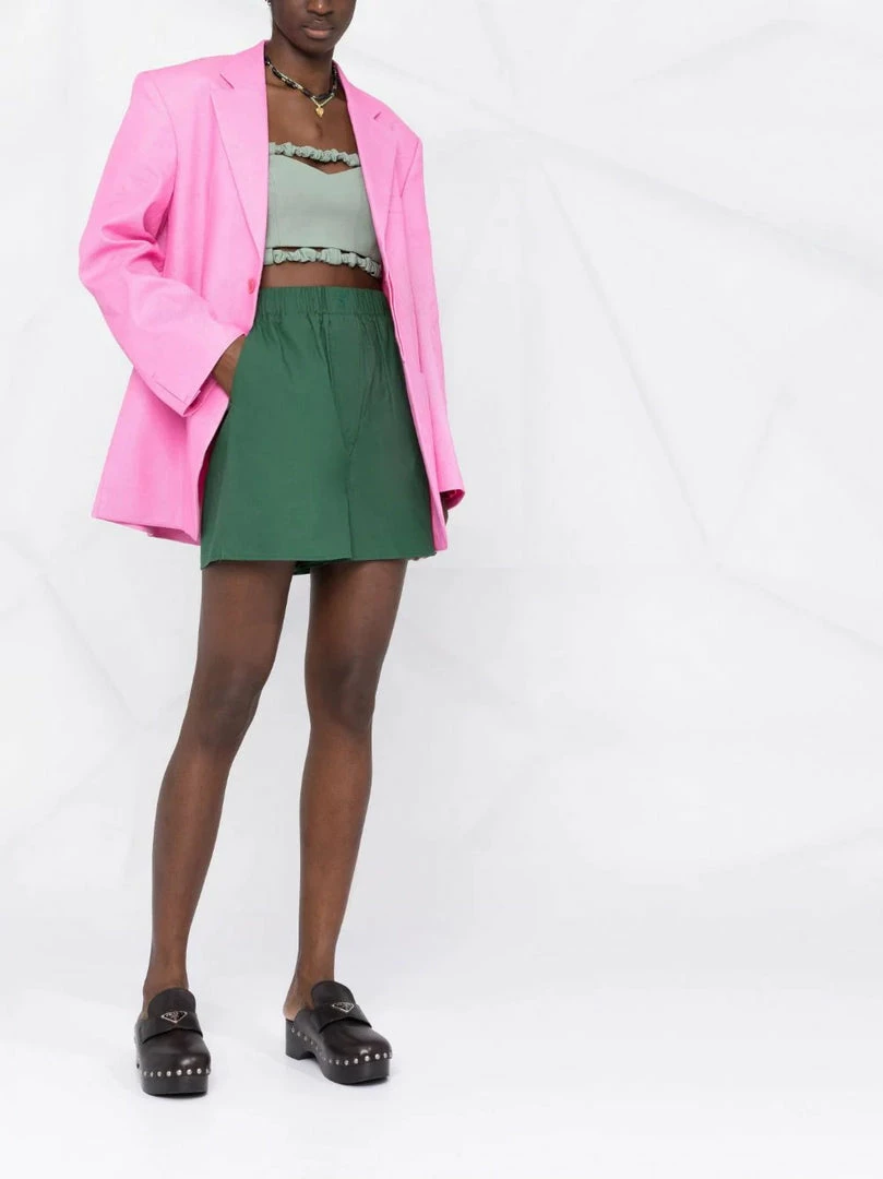 Ganni Green 'Bandeau Strapless Crop Top' 4 Ganni Green 'Bandeau Strapless Crop Top'