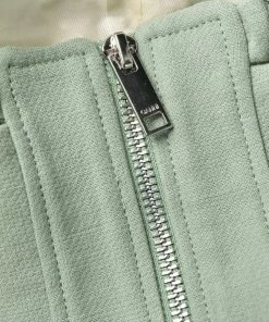 Ganni Green 'Bandeau Strapless Crop Top' 14 Ganni Green 'Bandeau Strapless Crop Top'