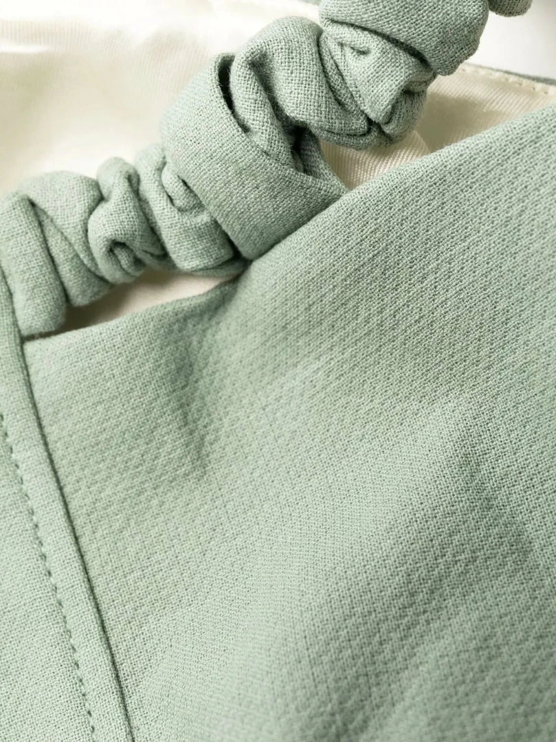 Ganni Green 'Bandeau Strapless Crop Top' 9 Ganni Green 'Bandeau Strapless Crop Top'