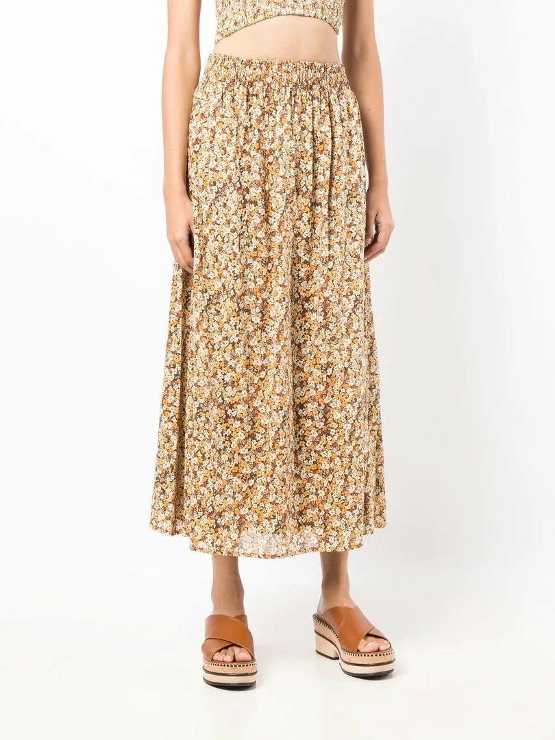 Faithfull The Brand Clothing 'Barletta' Floral Midi Skirt 5 Faithfull The Brand Clothing 'Barletta' Floral Midi Skirt