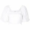 Faithfull The Brand Clothing 'Barnette' Linen Crop Top