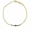 ANNI LU Accessories Black 'Bead & Gem 22' Bracelet