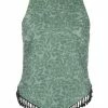 Ganni New In 'Beaded Hem Sleeveless Top'