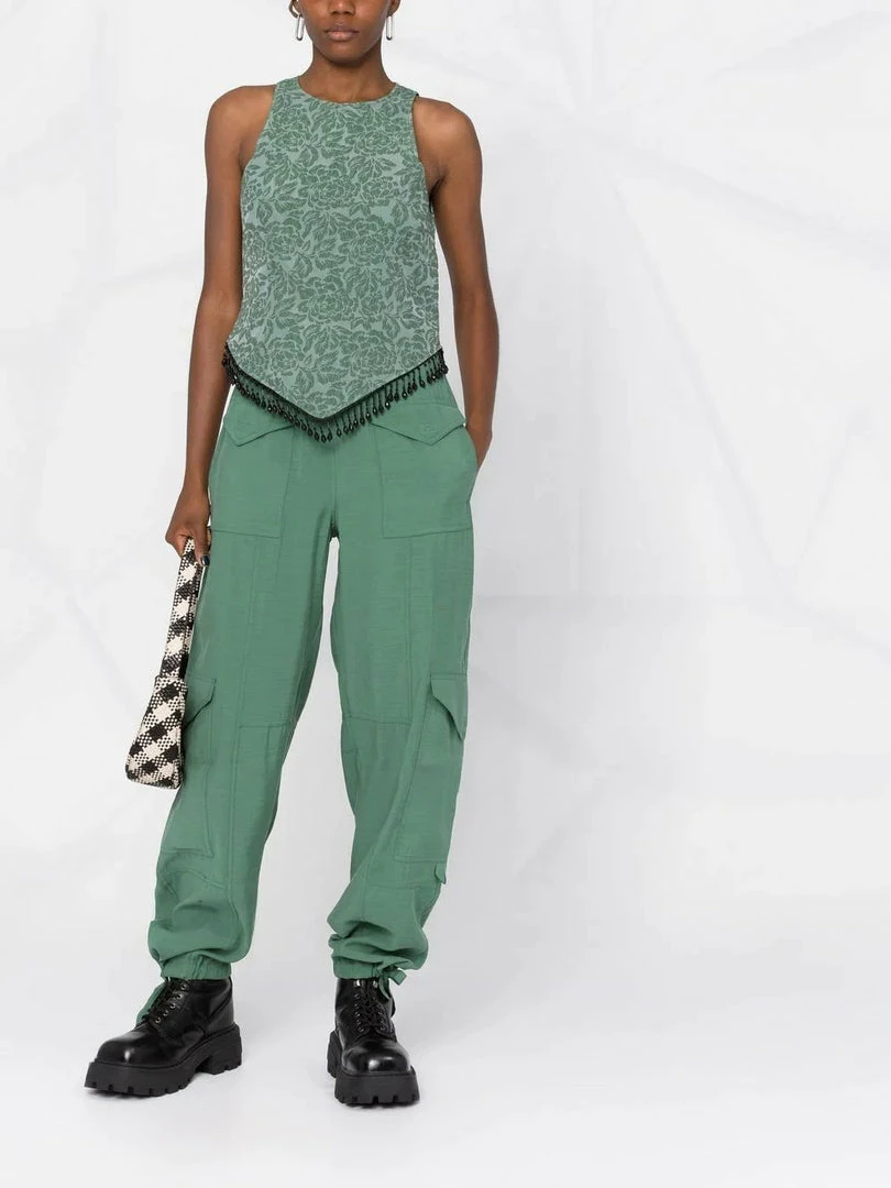 Ganni New In 'Beaded Hem Sleeveless Top' 4 Ganni New In 'Beaded Hem Sleeveless Top'