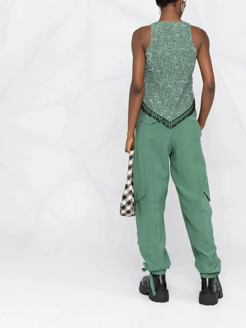 Ganni New In 'Beaded Hem Sleeveless Top' 8 Ganni New In 'Beaded Hem Sleeveless Top'