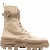 Moncler Beige 'Carinne' Ankle Boots