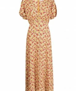 Faithfull The Brand 'Bellavista' Floral Midi Dress Clothing