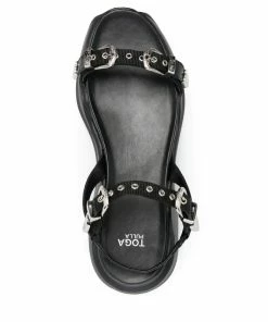 Toga Pulla ‘Belt Buckle Platform Sandals’