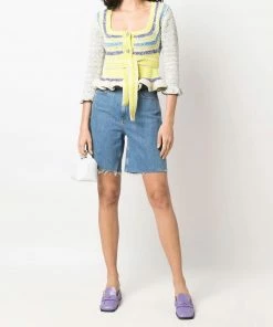 Ganni 'Belted Crochet Cardigan'
