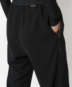 Moncler 'Black Drawstring Trousers' 999