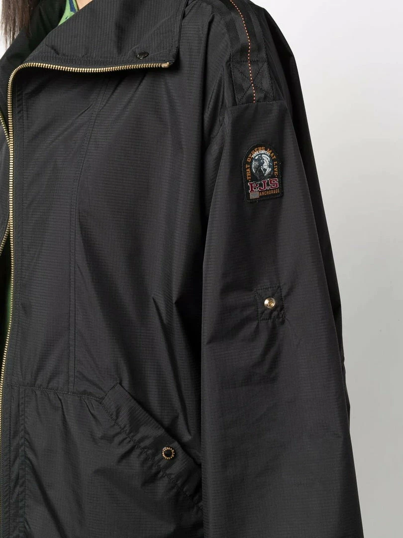 Parajumpers Black 'Hannah' Water Repellent Shacket 7 Parajumpers Black 'Hannah' Water Repellent Shacket