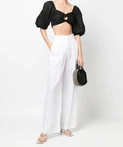 Faithfull The Brand Black 'La Marches' Top Clothing 8 Faithfull The Brand Black 'La Marches' Top Clothing