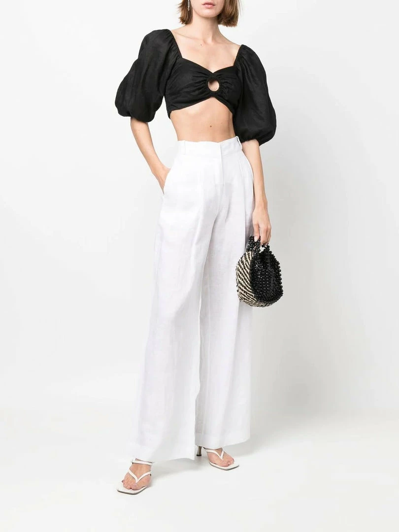 Faithfull The Brand Black 'La Marches' Top Clothing 4 Faithfull The Brand Black 'La Marches' Top Clothing